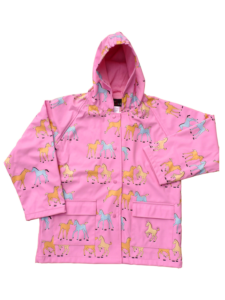 An application scenario or product detail of pink toddler raincoat - Image 10