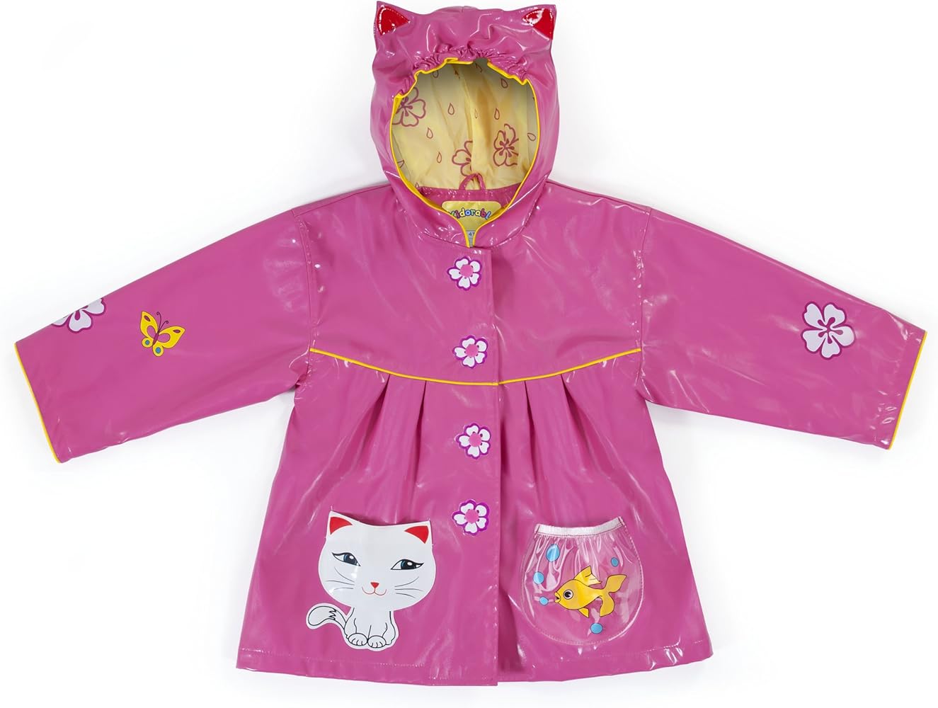 An application scenario or product detail of pink toddler raincoat - Image 18