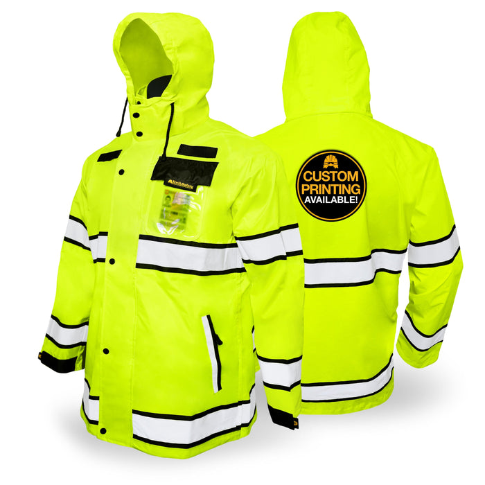An application scenario or product detail of polyester rain jacket - Image 17