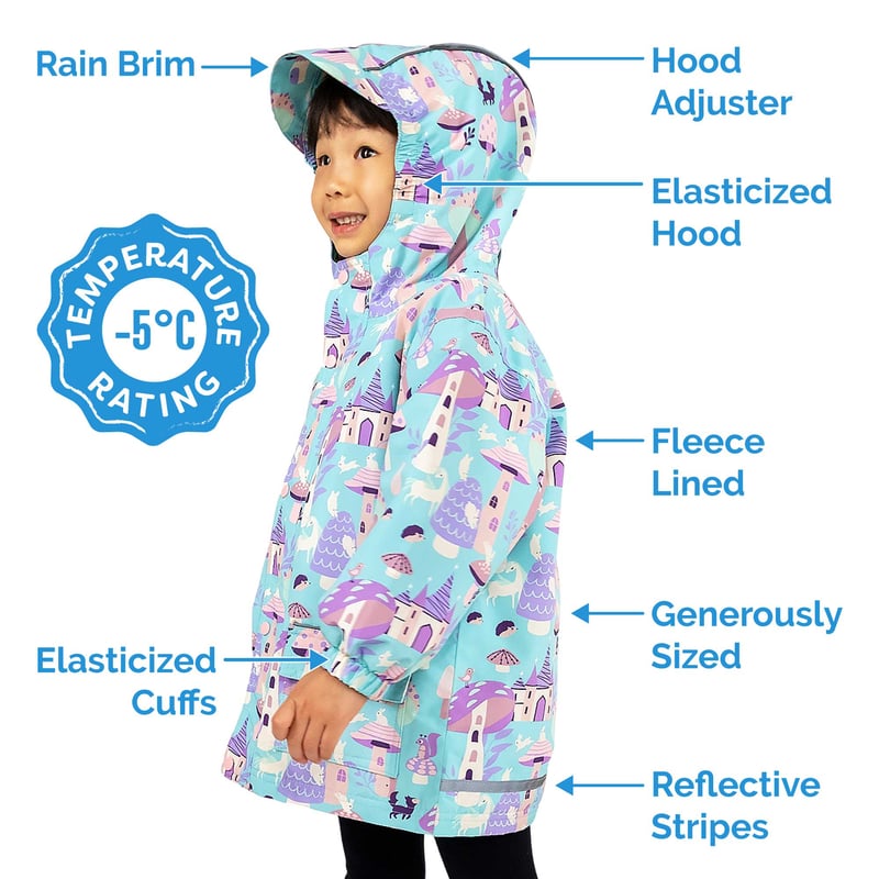 An application scenario or product detail of rain coats kids - Image 16