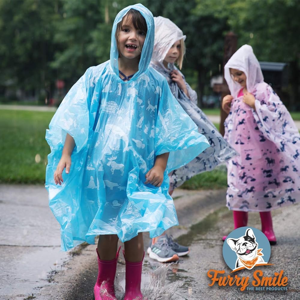 An application scenario or product detail of rain poncho kids - Image 5