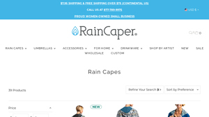 RainCaper - Women's Reversible Rain Capes