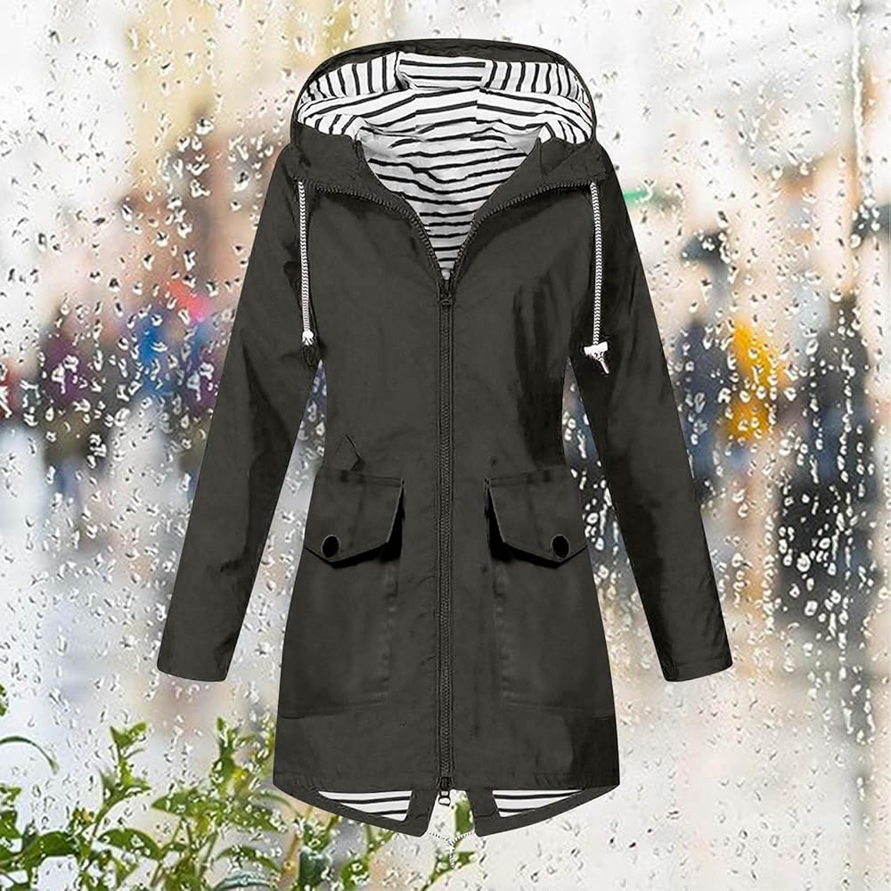 An application scenario or product detail of raincoat for teenage girl - Image 4