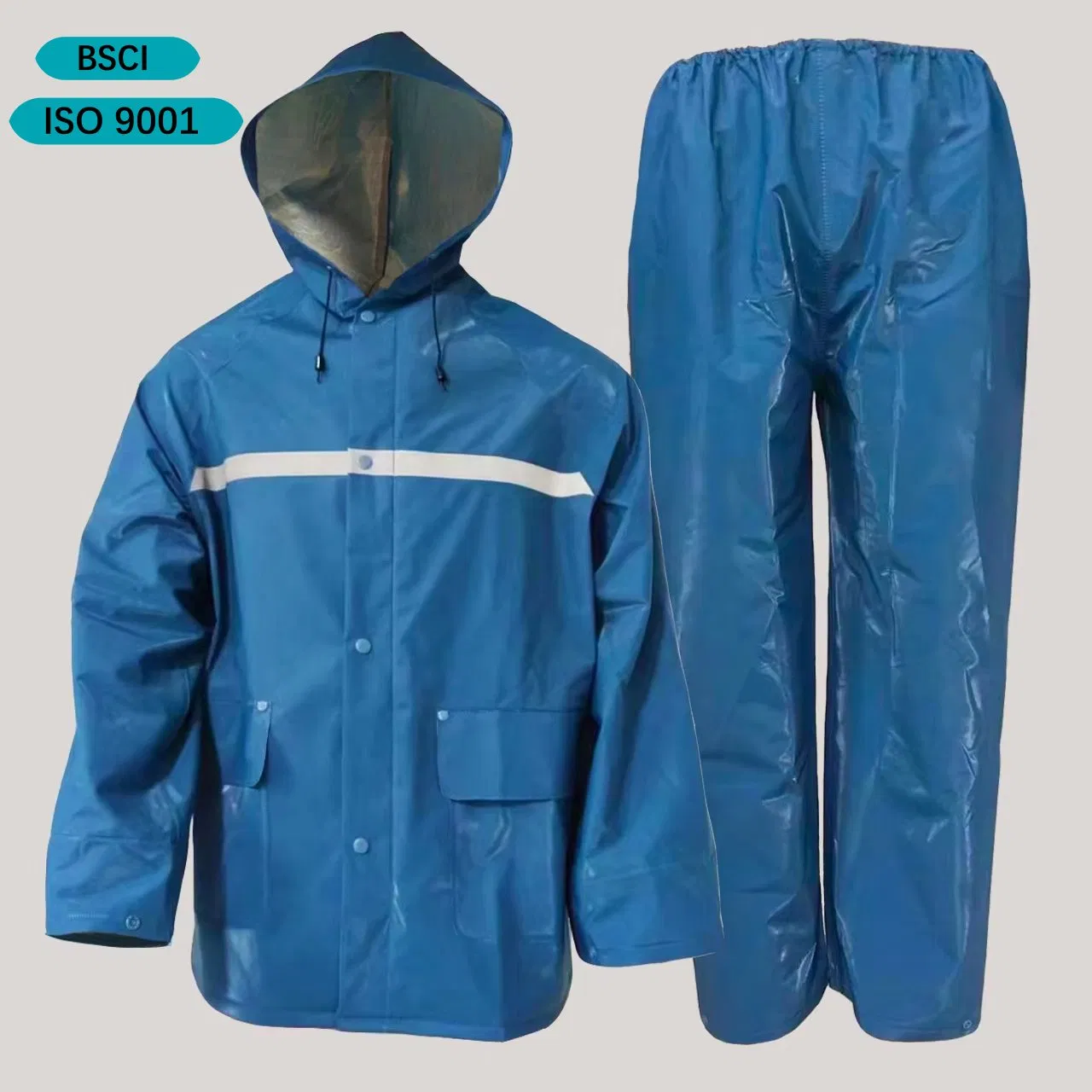 An application scenario or product detail of raincoat with pants - Image 2