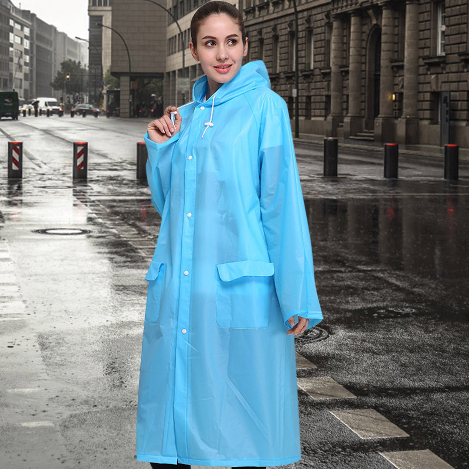 An application scenario or product detail of raincoats for teens - Image 3
