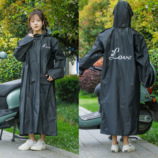 An application scenario or product detail of raincoats for woman - Image 4