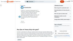 Goretex - All-Day Dryness