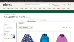 REI - Waterproof Girls' Jackets