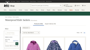 REI - Waterproof Kids' Jackets