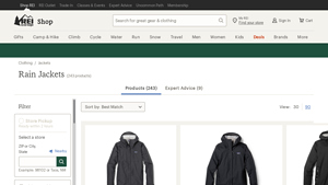 REI - Rain Jackets