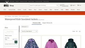REI - Waterproof Kids' Insulated Jackets