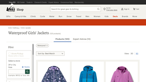 REI - Waterproof Girls' Jackets