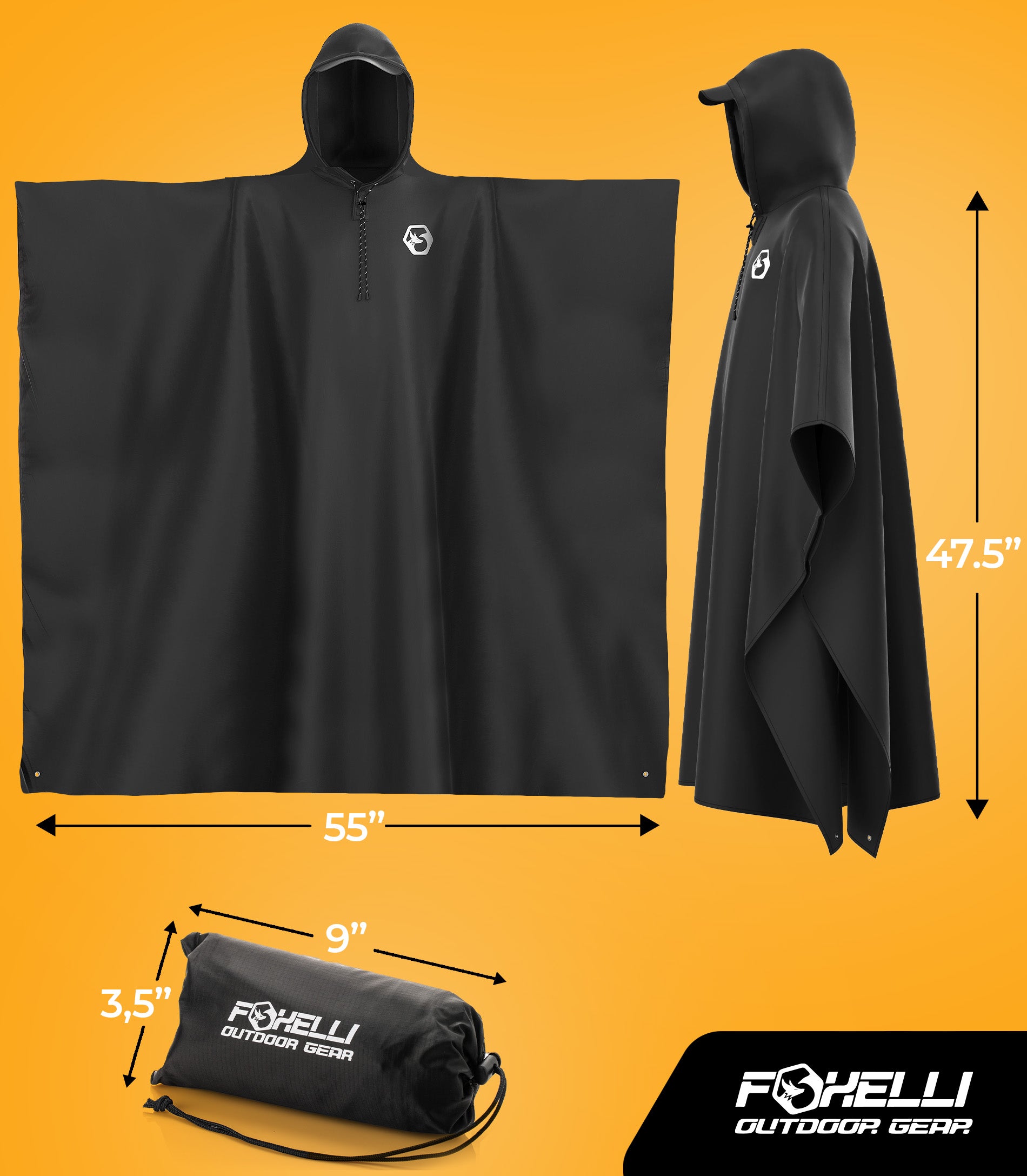 An application scenario or product detail of reusable rain poncho - Image 15