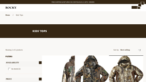 Rocky - ProHunter Youth Waterproof Camo Coverall