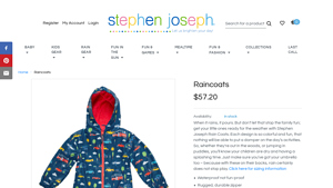 Stephen Joseph - Boys Rain Coats