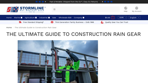 Stormline - PVC Fishing Rain Jacket & Waterproofs