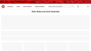 Target - Kids' Raincoats & Umbrellas