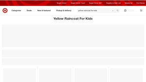 Target - Yellow Raincoats for Kids