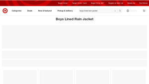 Target - Boys Lined Rain Jackets