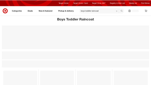 Target - Boys Toddler Raincoats