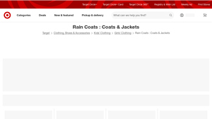 Target - Kids' Rain Coats