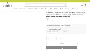 The Clownfish - Donald Series Kids Raincoat