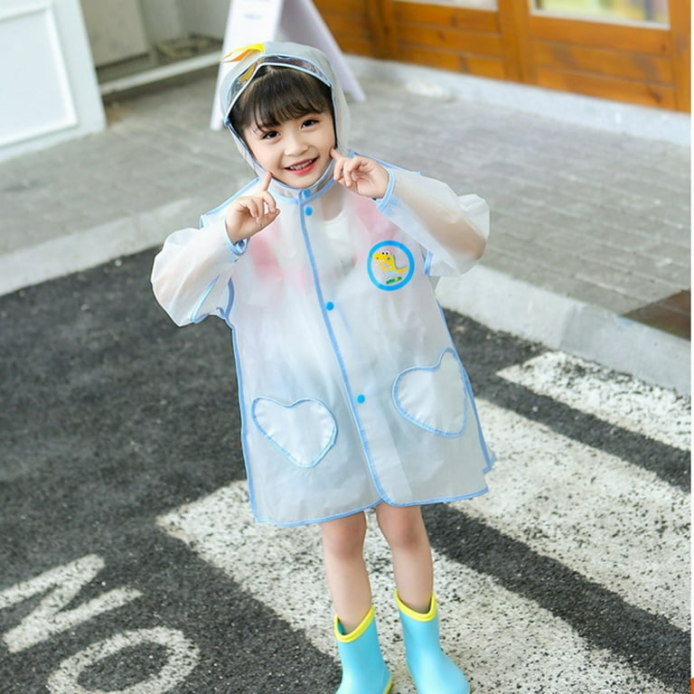 An application scenario or product detail of toddler girl raincoat - Image 2