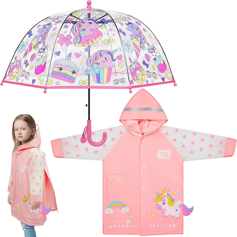 An application scenario or product detail of toddler raincoat and umbrella - Image 11