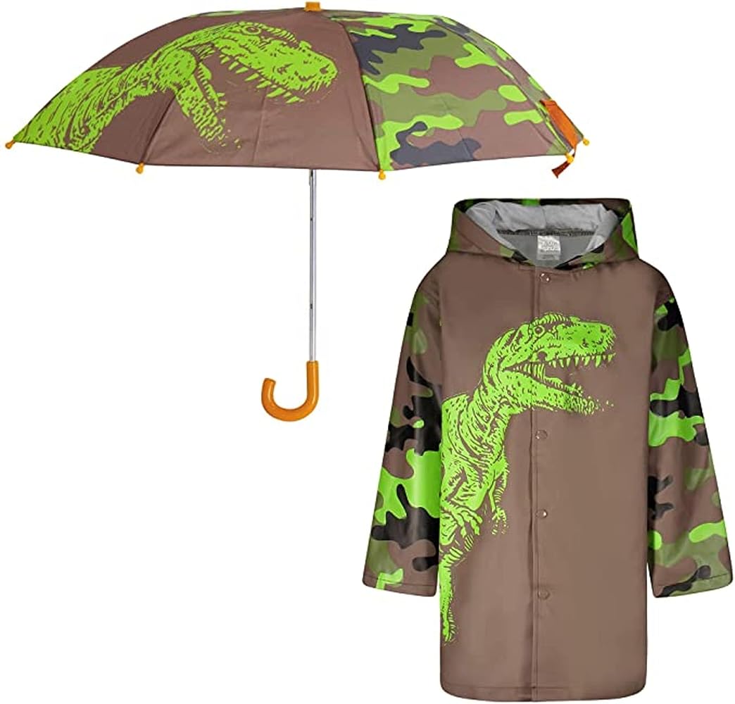 An application scenario or product detail of toddler raincoat and umbrella - Image 12