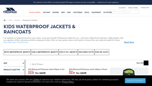 Trespass - Kids Waterproof Jackets