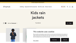 Namuk - Kids Waterproof Rain Jackets