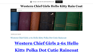 Western Chief - Hello Kitty Raincoat