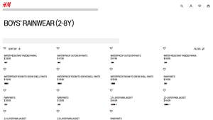 H&M - Boys’ Rainwear