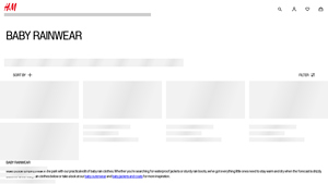 H&M - Baby Rain Clothes
