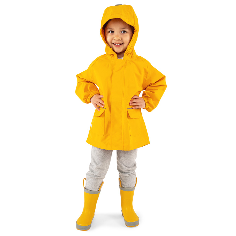 An application scenario or product detail of yellow rain jacket toddler - Image 18