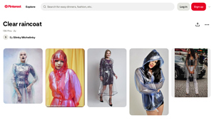 Pinterest - Clear Raincoat Collection